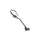 Ergotec spiegel m-99lv met lange arm 121 x 78-66 mm aluminium - zwart gezandstraald