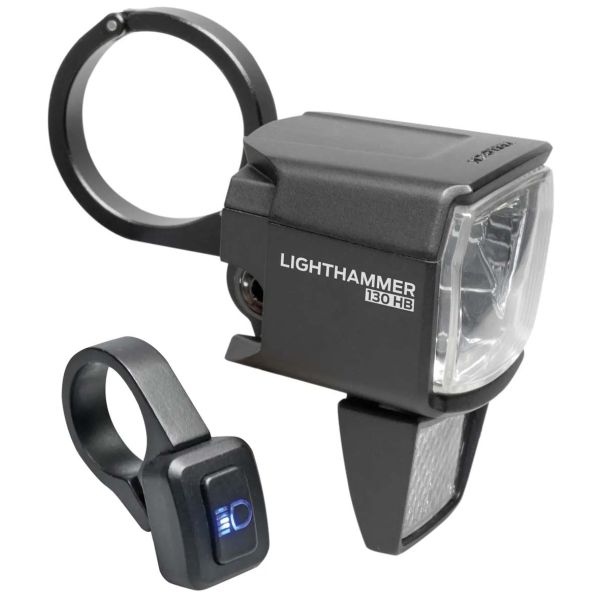 Load image into Gallery viewer, Trelock koplamp Lighthammer LS 930-HB E-b 12v DC 130 lux

