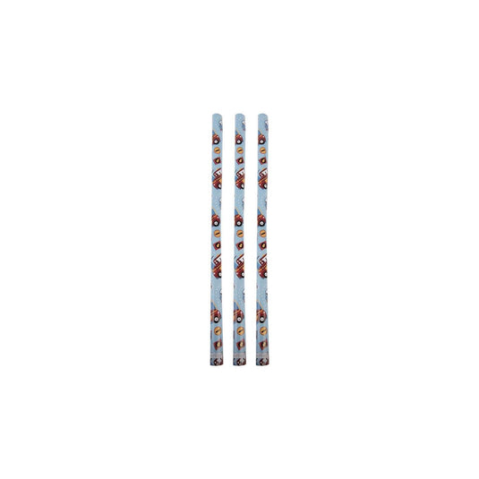 Clayre eef inpakpapier voertuigen 50x75 cm 3 vellen blauw