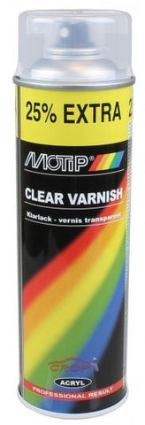 Motip aerosol clear coat 500ml 04009