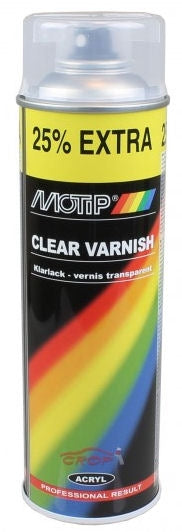 Motip aerosol clear coat 500ml 04009