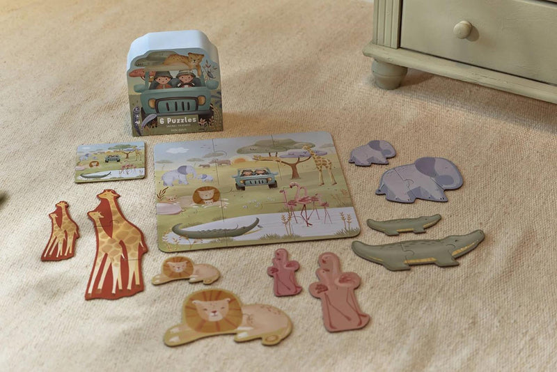 Load image into Gallery viewer, Little dutch safari friends puzzel fsc
