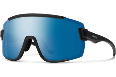 Smith bril wildcat matte black chromapop polarized blue mirror