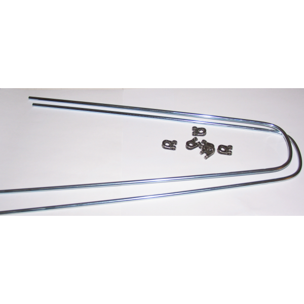 Load image into Gallery viewer, spatbordenset ATB 26 inch staal zwart
