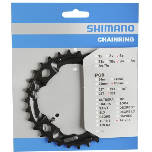 Load image into Gallery viewer, Shimano kettingblad Alivio 96mm FCN4000 30T

