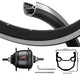Kgs achterwiel 28 inch stratos zwart zilver nexus 8 rollerbrake