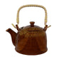 Clayre eef theepot met filter bruin geel keramiek ø14x12cm 750ml