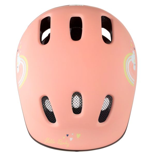 Load image into Gallery viewer, Polisport baby helm happy rainbow xxs 44-48 cm roze
