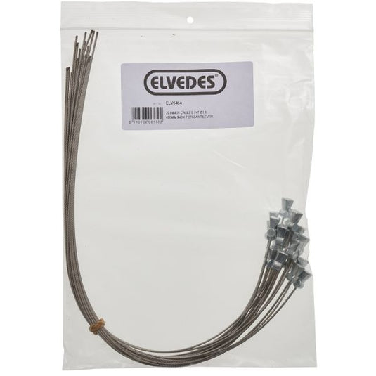 Elvedes rvs cantilever binnenkabel ø1.5 mm l=400mm (20 stuks in zakje)