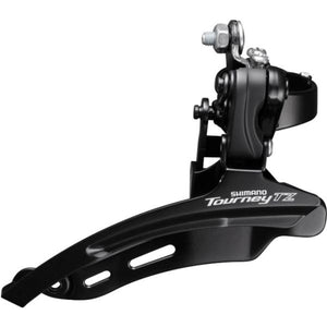 Shimano voorderailleur tourney tz fd-tz510 - 6 7 speed - down swing - hoge klem ø28,6 mm - 48t