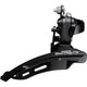 Shimano voorderailleur 6 7-speed tourney tz fd-tz510 down swing - hoge klem ø28,6 mm - 48t - zwart zilver