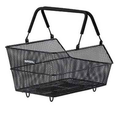 Basil fietsmand cento s met mik bevestiging 7 liter 31 x 21 x 11 cm - zwart