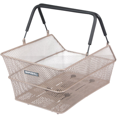 Basil fietsmand cento mik 39 x 24 x 13 cm - nude metallic