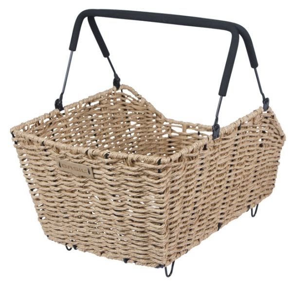 Load image into Gallery viewer, Basil fietsmand cento rattan look multi system 40 x 25 x 12 cm - seagrass
