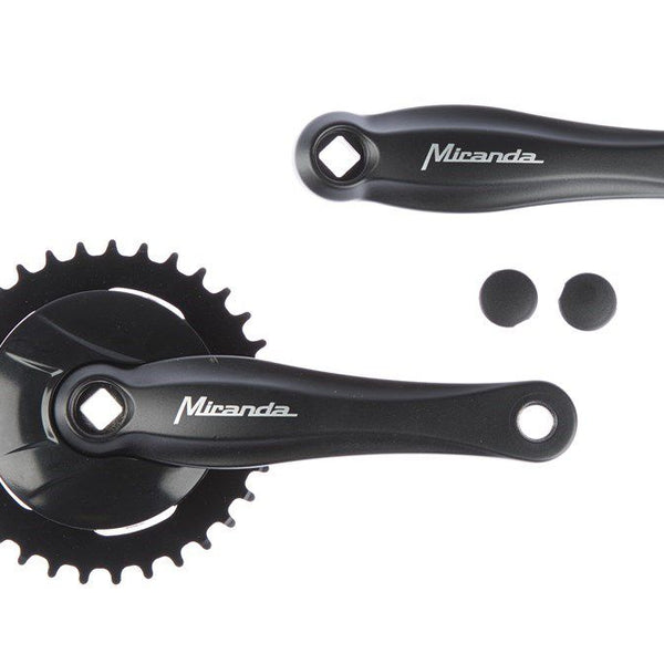 Miranda beta 1 crankset with disc 92mm 33t 3/32" black