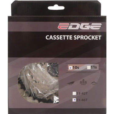 Edge cassette 10 speed cs-m6010 11-46t -zilver zwart