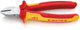 Knipex zijsnijtang | 180 mm lengte | geïsoleerd | meer-componentengrepen | vde-getest | verchroomd - 70 06 180 sb