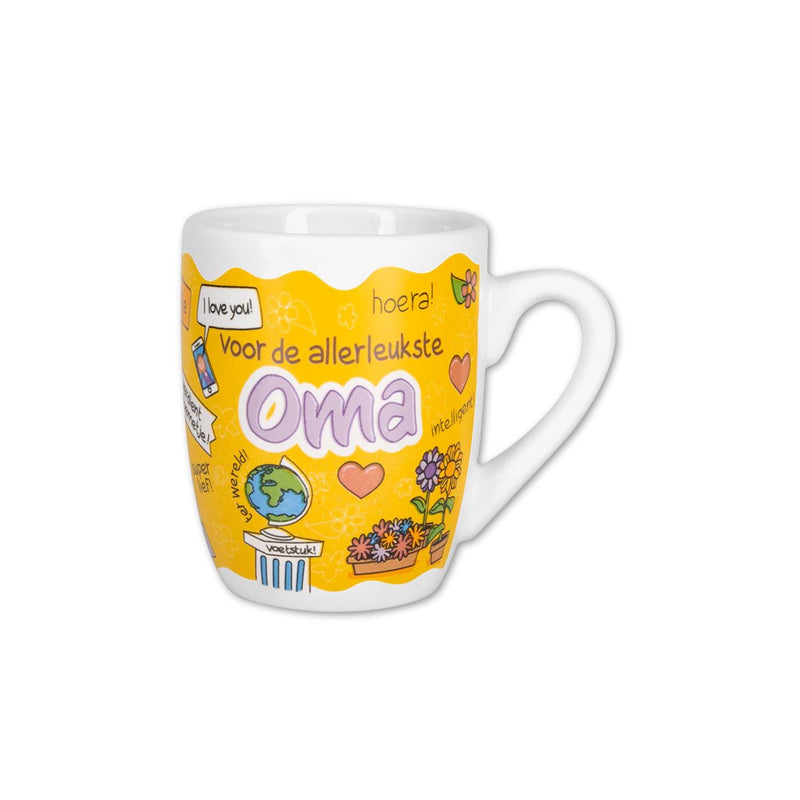 Afbeelding laden in galerijviewer, Paperdreams cartoonmok - oma 2 - keramiek 440ml
