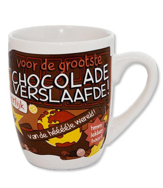 Paperdreams mok chocolade verslaafde