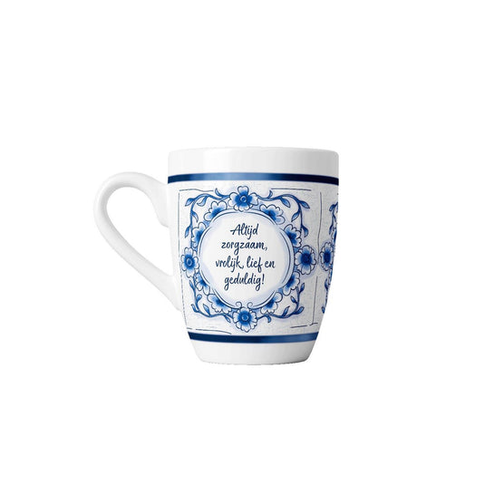 Paperdreams delfts blauwe mok - mama - keramiek 440ml
