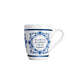 Paperdreams delfts blauwe mok - gekkenhuis - keramiek 440ml