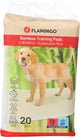 Flamingo puppy pads – trainingsmat bamboo padu beige l – 90x60 cm – 20 stuks – bamboe zindelijkheidsmat voor puppy’s honden – super absorberend sneldrogend