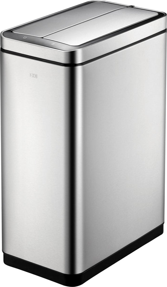 Eko - deluxe phantom sensor bin 45 liter - stainless steel polypropylene - mat rvs - prullenbak