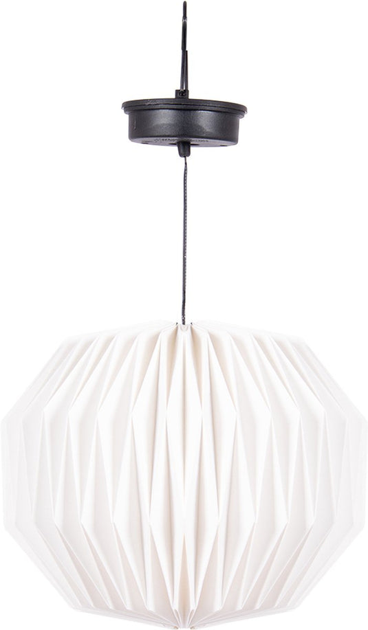 Bo-camp - hanglamp - rana - opvouwbaar - wit - oplaadbaar - solar - 20 lumen