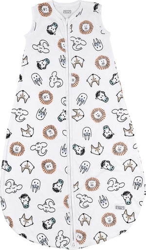 Meyco baby animal baby zomerslaapzak rond - multicolour - 86cm - 0.5 tog