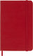 Moleskine 12 maanden agenda - 2027 - wekelijks - pocket - harde kaft - rood