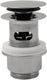 Plieger afvoerplug afsluitbaar klikbaar diameter 6.3cm draadmaat 5-4 chroom