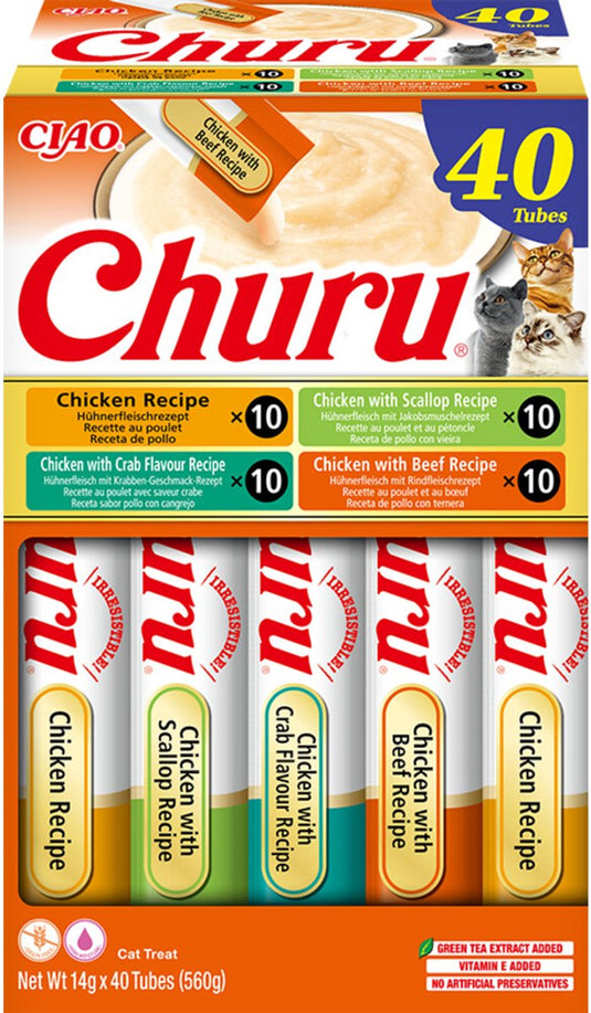 Ciao churu cat puree chicken - 40x14 gr