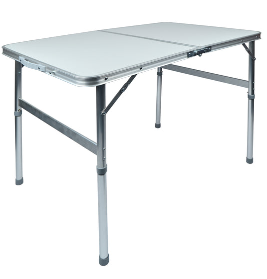 Brüder mannesmann aluminium campingtafel, opvouwbaar (hobby) - 70115