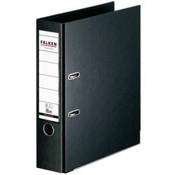 Ordner falken chromocolor a4 80 mm pp (polypropeen) zwart 2-rings 1 stuk