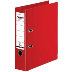 Ordner falken chromocolor a4 80 mm pp (polypropeen) rood 2-rings 1 stuk