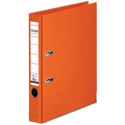 Ordner falken a4 50 mm karton, pp (polypropeen) liggend oranje 1 stuk