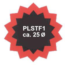 Tip-top plasters f1 ø25mm per 100 pieces