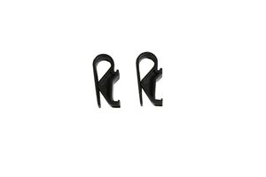 Basil Hook-On system - set of 2 hooks - black