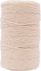 Vaessen creative macrame touw - naturel - 3mmx200m
