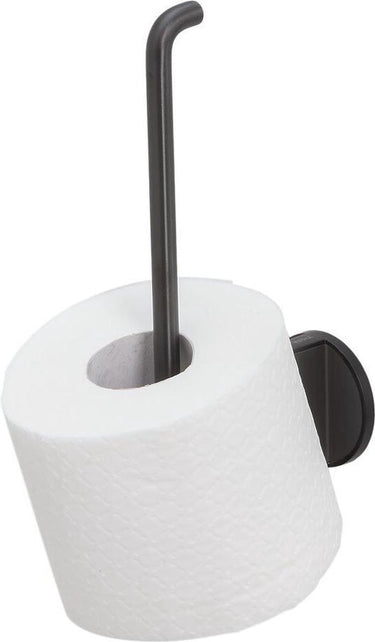 Tiger tune - reserverolhouder - zonder boren - zelfklevend 3m tape - zwart metaal geborsteld zwart - gunmetal black