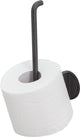 Tiger tune - reserverolhouder - zonder boren - zelfklevend 3m tape - zwart metaal geborsteld zwart - gunmetal black