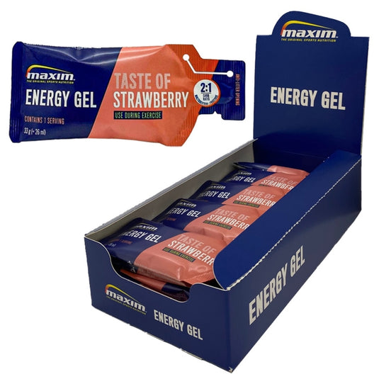 Maxim energy gel strawberry 33gr ds a 25