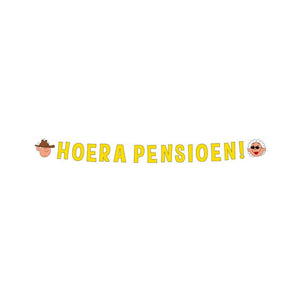 Paperdreams letter banner - pensioen 17x250cm