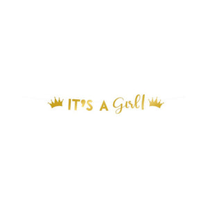 Paperdreams letter banner - it's a girl! 17x250cm