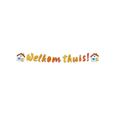 Paperdreams letter banner - welkom thuis 17x250cm