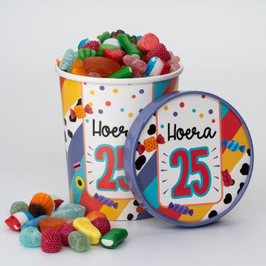 Paperdreams snoepbeker ã˜12x14cm - 25 jaar