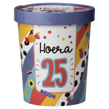 Paperdreams snoepbeker ã˜12x14cm - 25 jaar