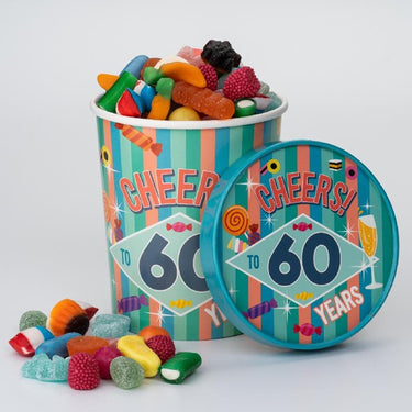 Paperdreams snoepbeker ã˜12x14cm - 60 jaar