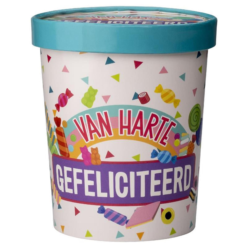 Load image into Gallery viewer, Paperdreams snoepbeker ø12x14cm - gefeliciteerd
