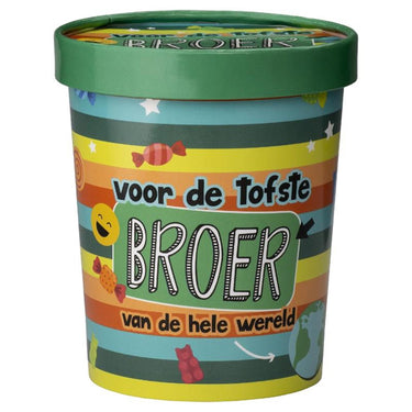 Paperdreams snoepbeker ã˜12x14cm - broer